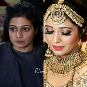 Bridal makeup by dave at ghaziabad