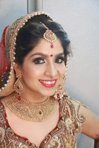 Bridal makeup for Shalu