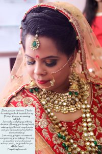Bridal makeup by dave at gorakhpur